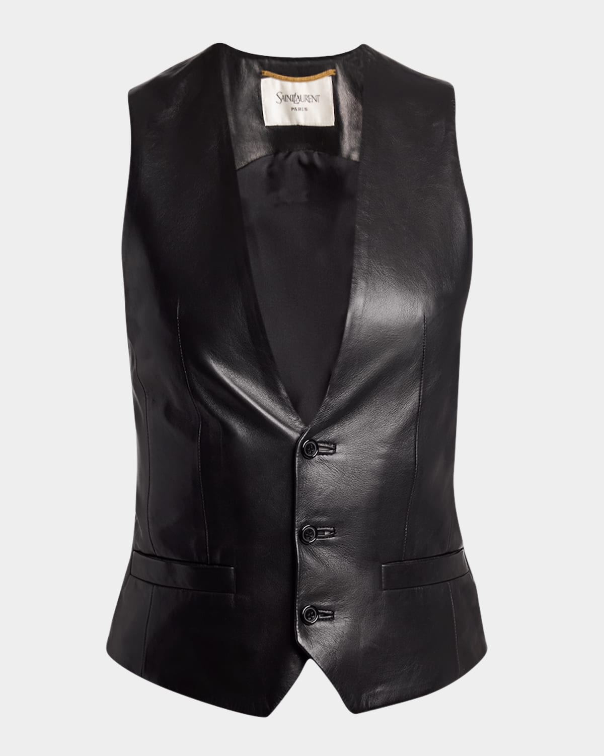 Leather Tailored Vest