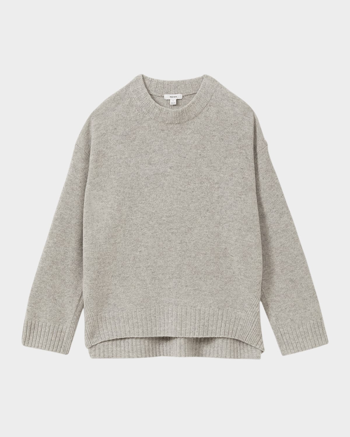 Elena Crewneck Wool-Blend Sweater