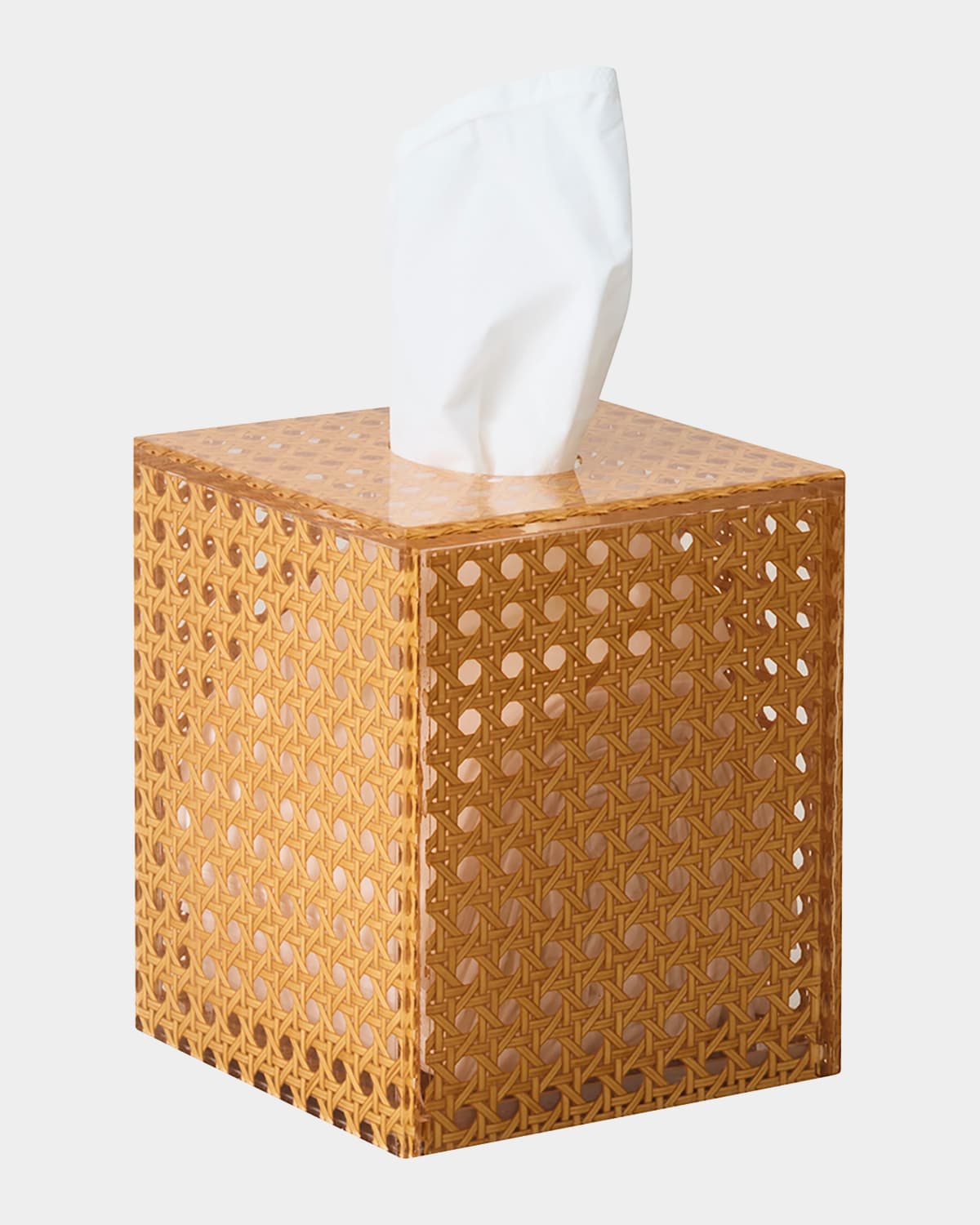 Kim Seybert Reed Tissue Box, Natural In Natural