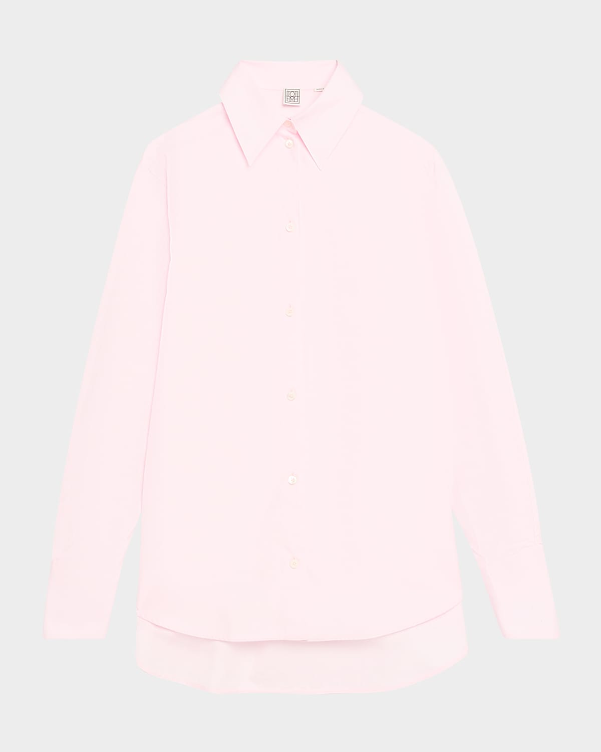 TOTÊME KIMONO-SLEEVE POPLIN BUTTON-DOWN SHIRT 