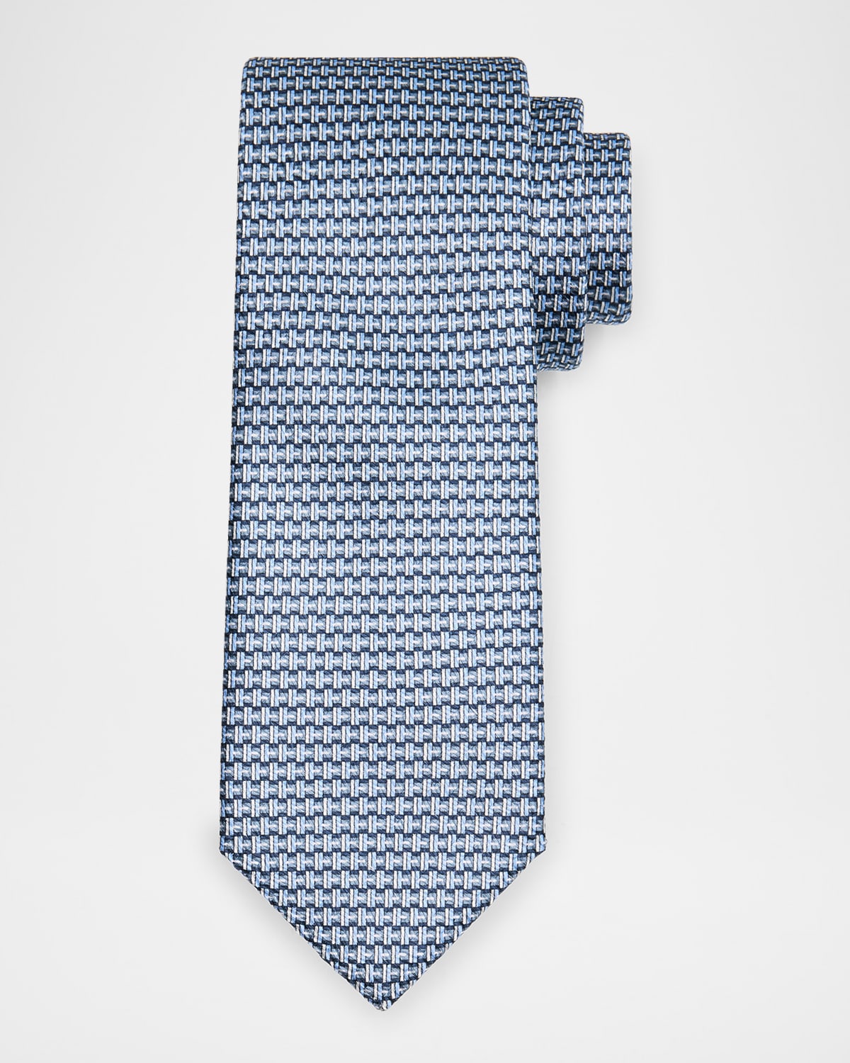 Men's Geometric Silk Tie
