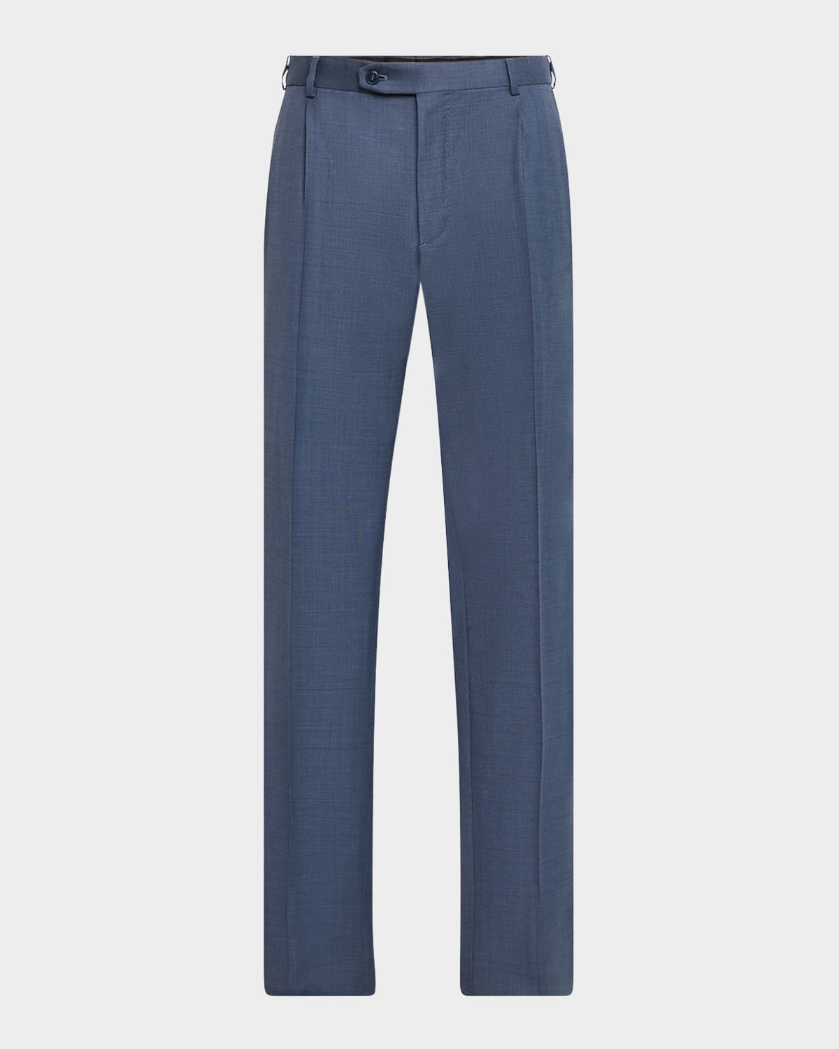 Brioni Tigullio Wool Trousers In Beige