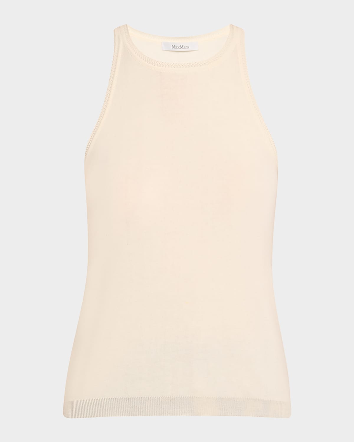 Max Mara Arnes Tank Top In Ivory