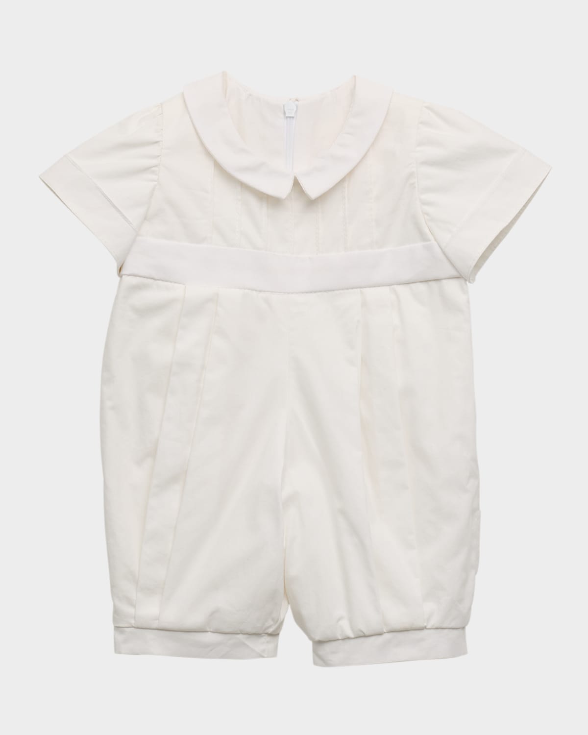 White Label by Zoe Boy 's James Pleated Christening Romper, Size 0-9M