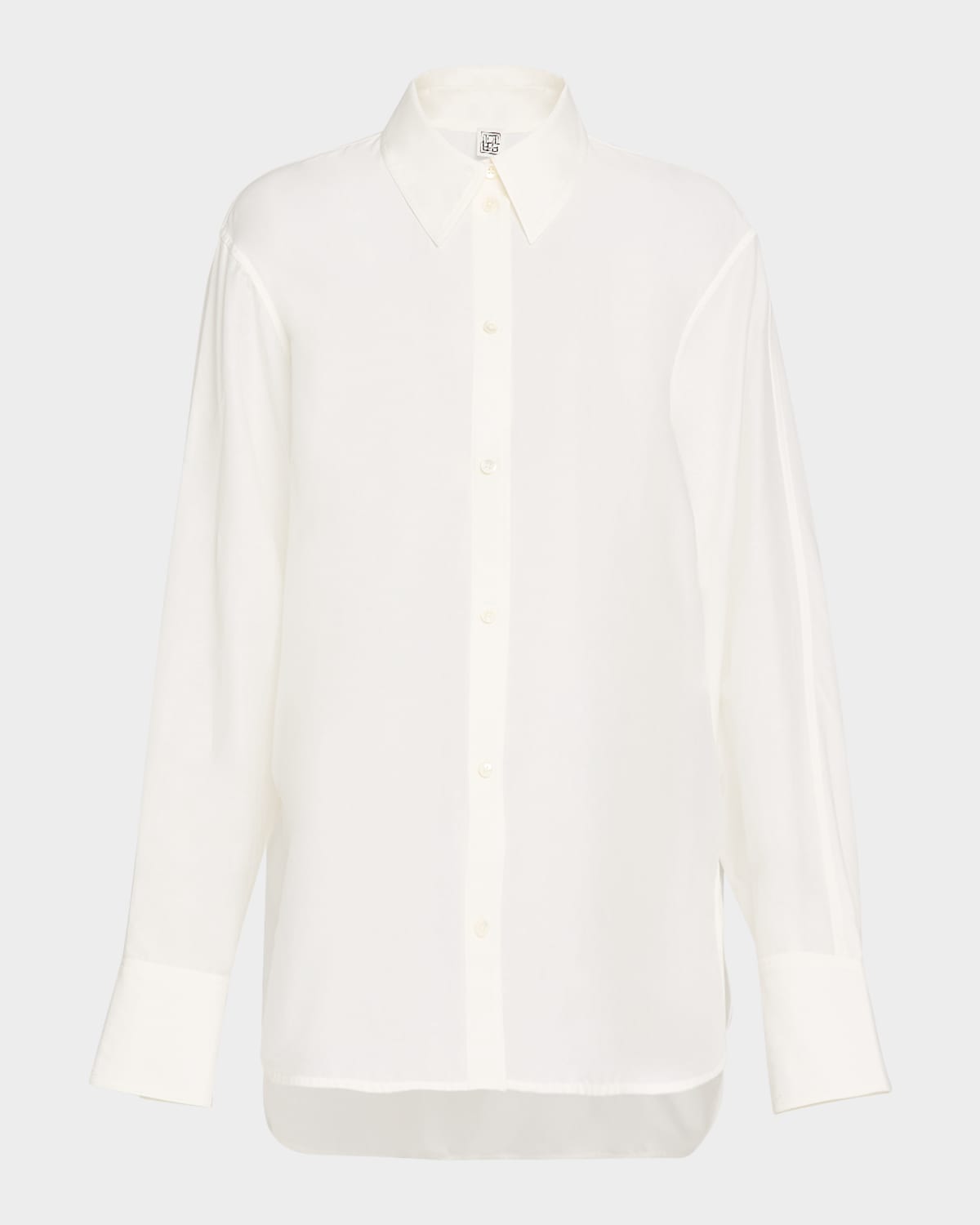 TOTÊME RELAXED VOILE BUTTON-DOWN SHIRT 