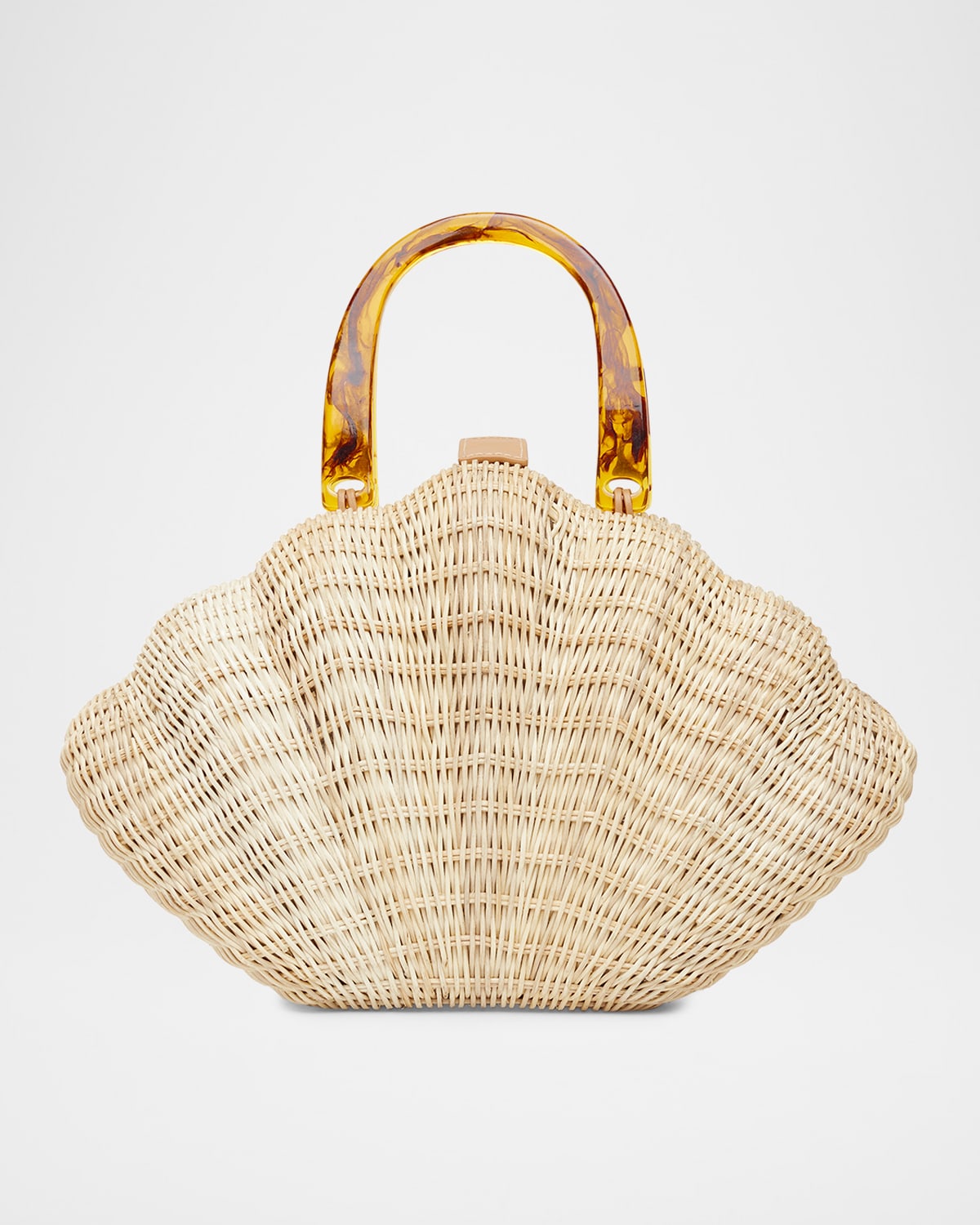 Poolside The Coquille Shell Top-handle Bag