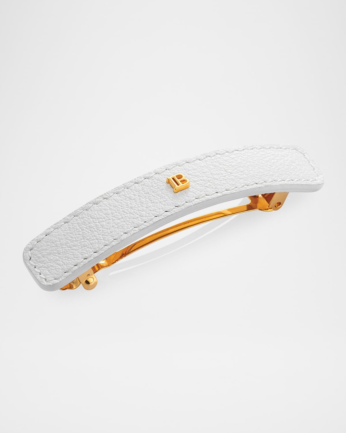 Balmain Limited Edition Legacy Barrette, White In Multi