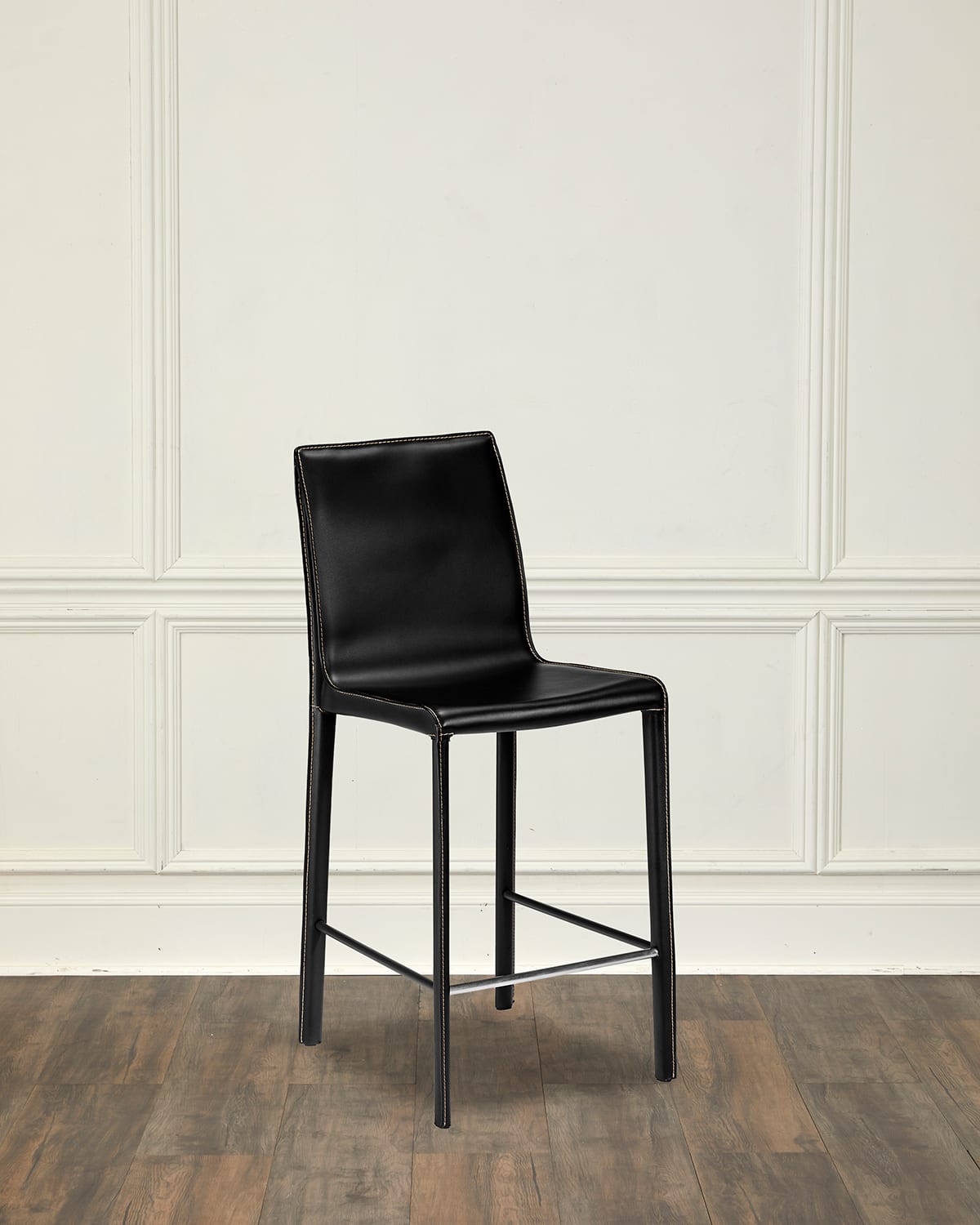 Interlude Home Jada 26" Counter Stool In Black Night