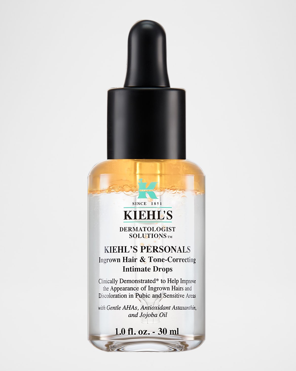 Kiehl's Since 1851 Ingrown Hair & Tone-correcting Intimate Drops, 1.0 Oz. In White