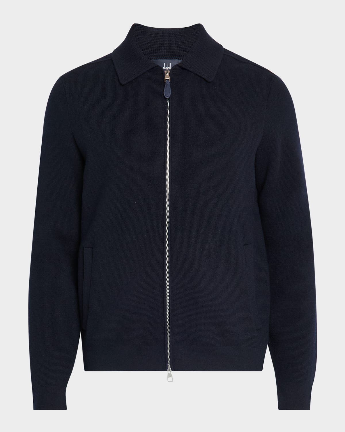 DUNHILL MEN'S COTTON AND CASHMERE FULL-ZIP BLOUSON 