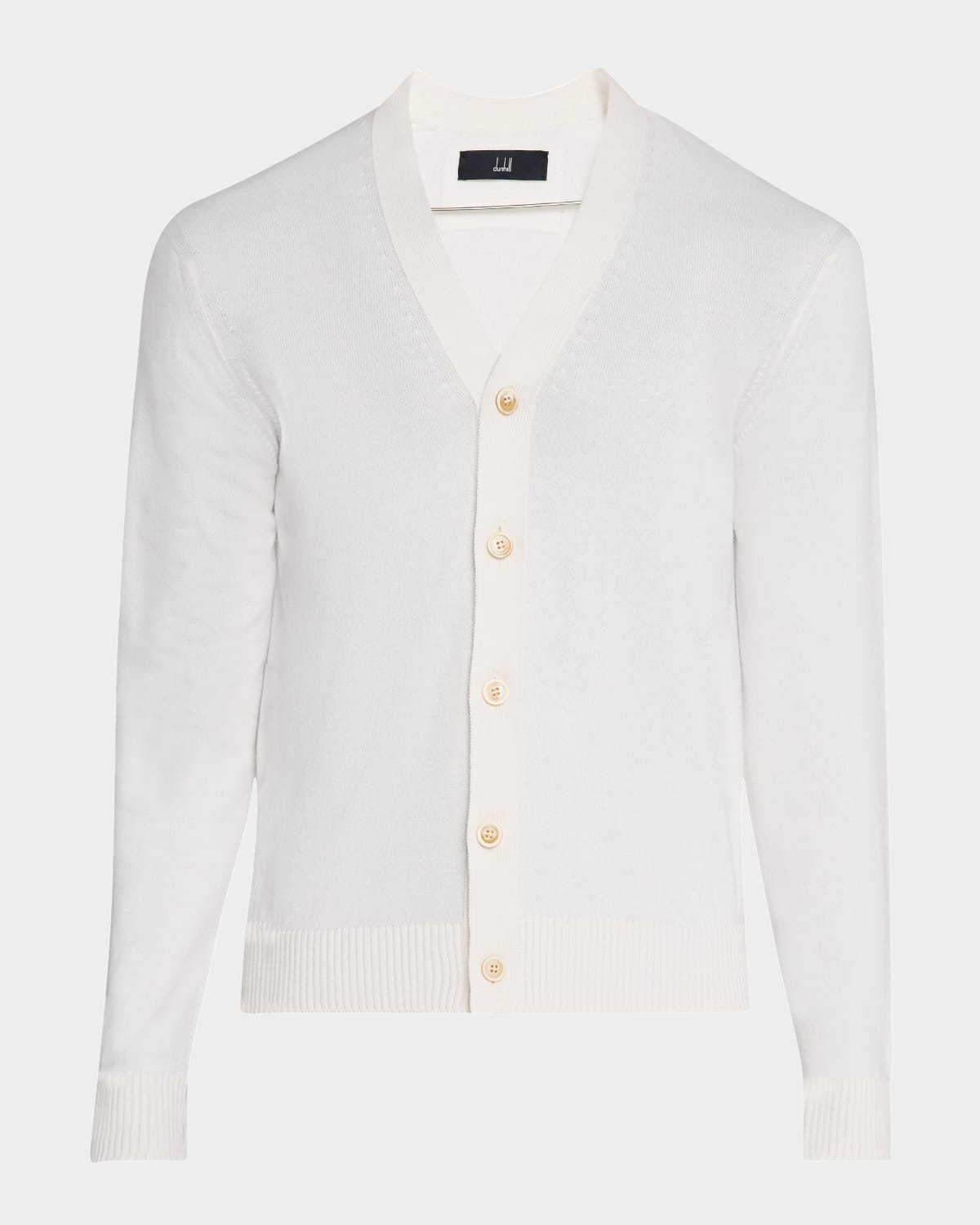 DUNHILL MEN'S COTTON AND CASHMERE CARDIGAN 