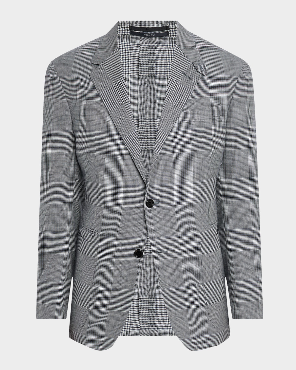 DUNHILL MEN'S MERINO WOOL GLEN PLAID CAVENDISH SPORT COAT 