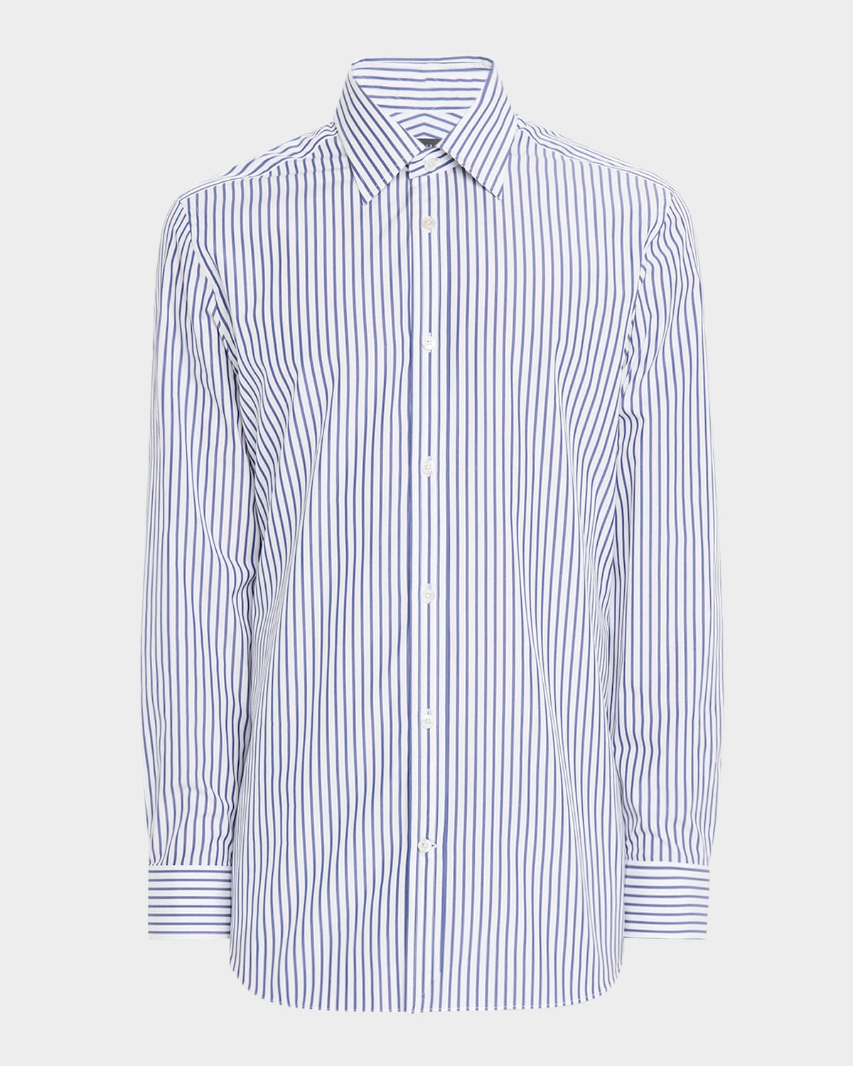 Men's Cotton Bengal Stripe Dress Shirt