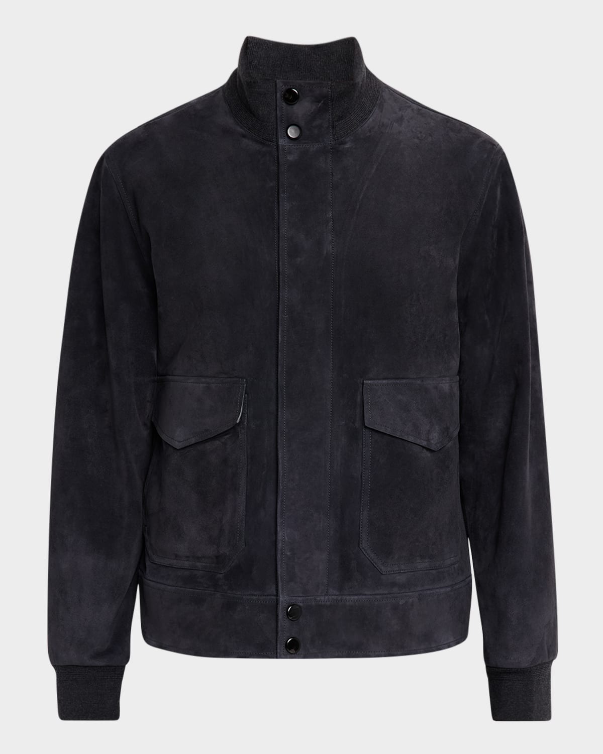 DUNHILL MEN'S HARRINGTON SUEDE BLOUSON JACKET 