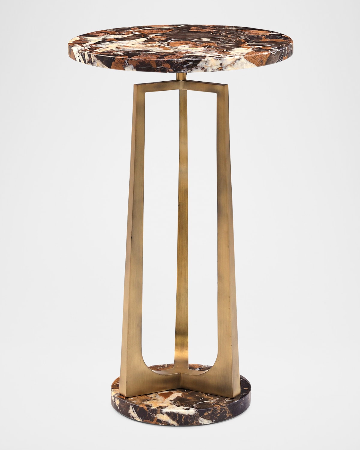 John-richard Collection Pinnacle Side Table In Bronze