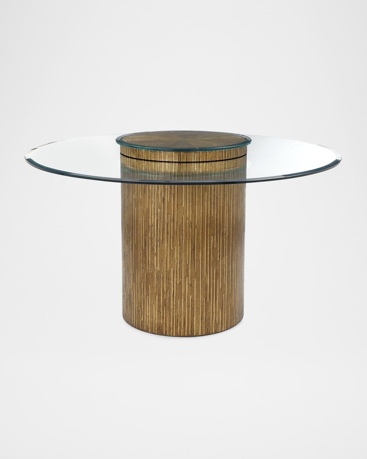 John-richard Collection Stria Dining Table, 54" In Brown
