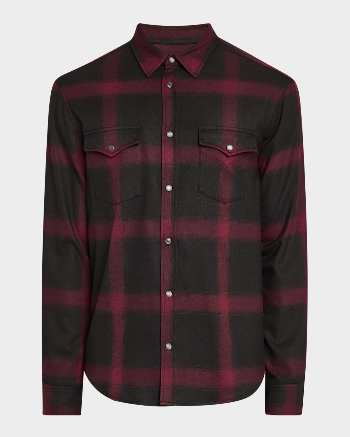 Men's Eastwood Plaid Two-Pocket Western Shirt