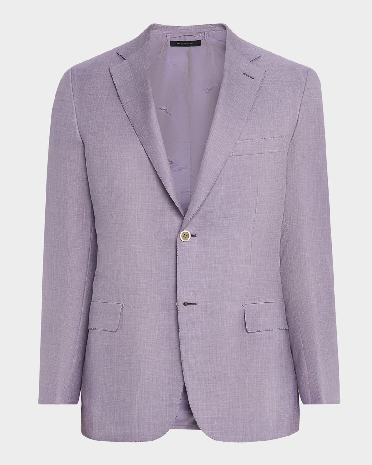 Men's Cashmere and Silk Single-Breasted Sport Coat
