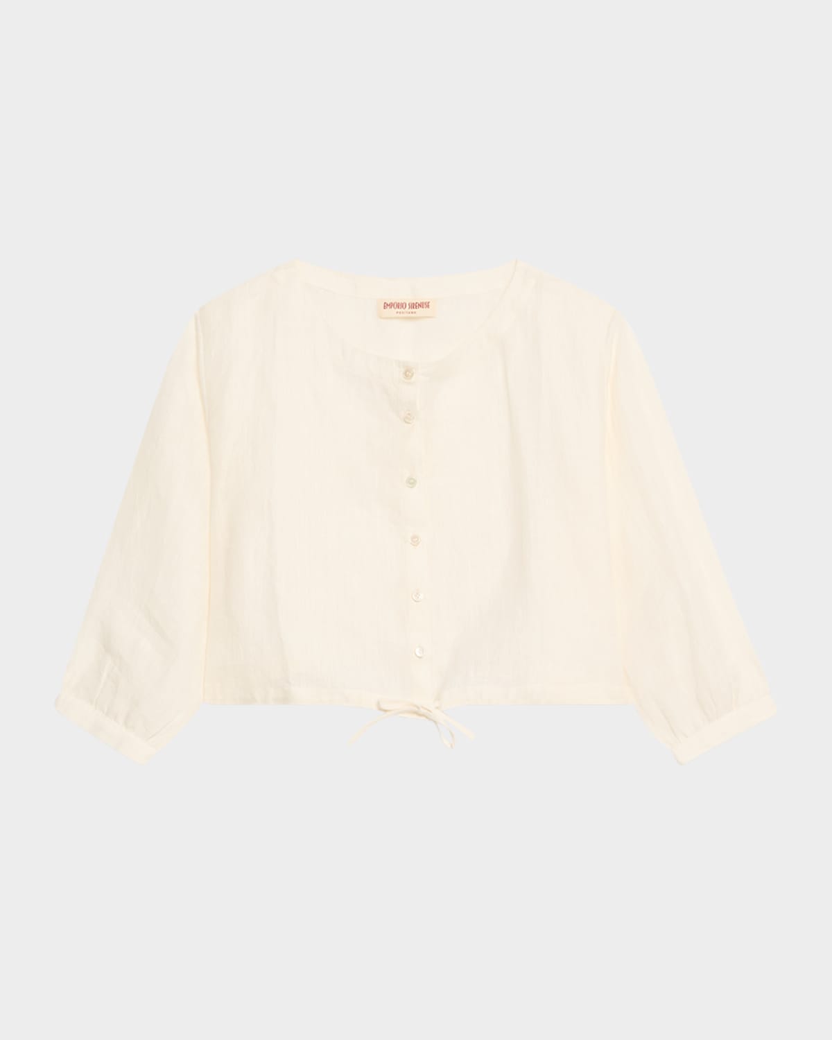 New Jinny Linen Crop BLouse