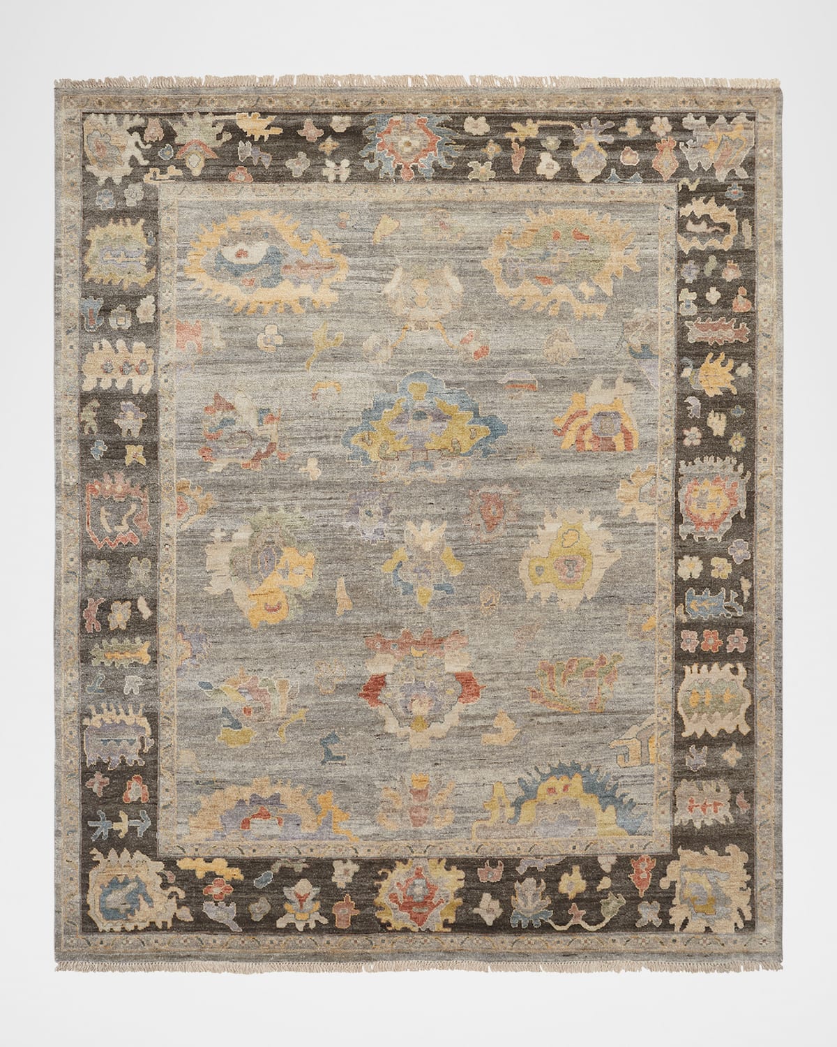 KALATY RUG CORPORATION ELEANOR GRAY HAND-KNOTTED RUG, 12' X 15' 