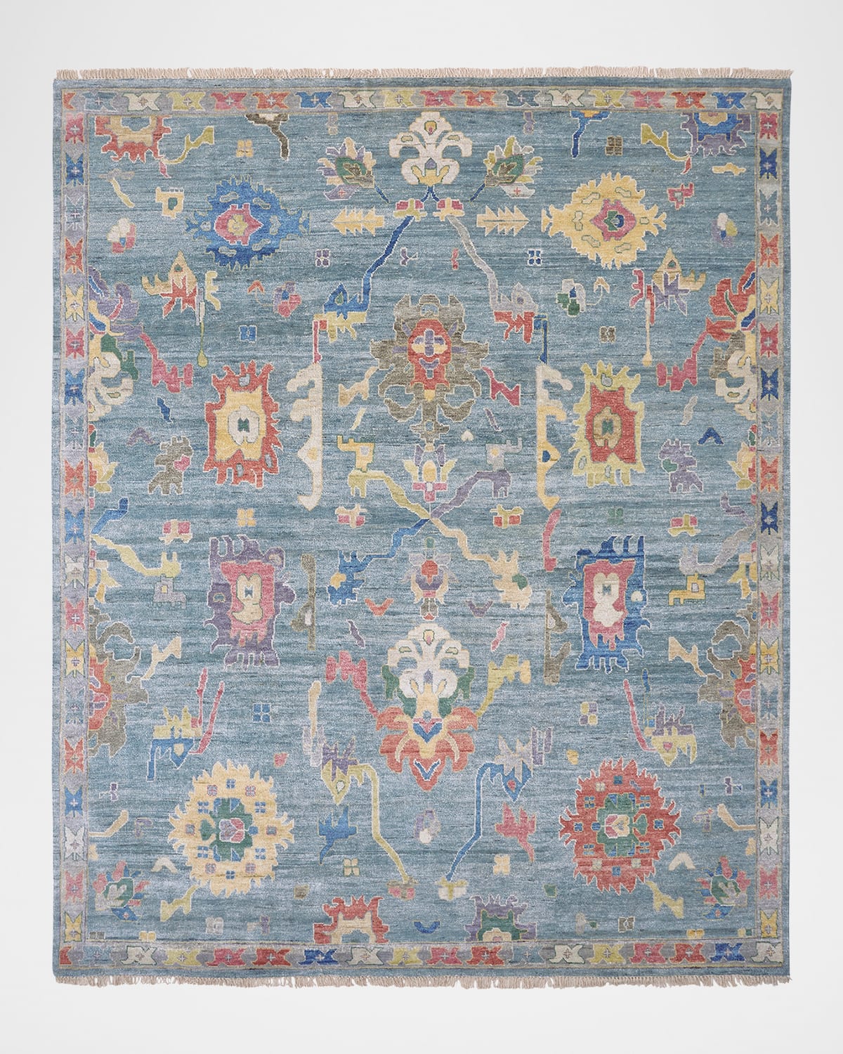 KALATY RUG CORPORATION FANNING HAND-KNOTTED RUG, 12' X 15' 