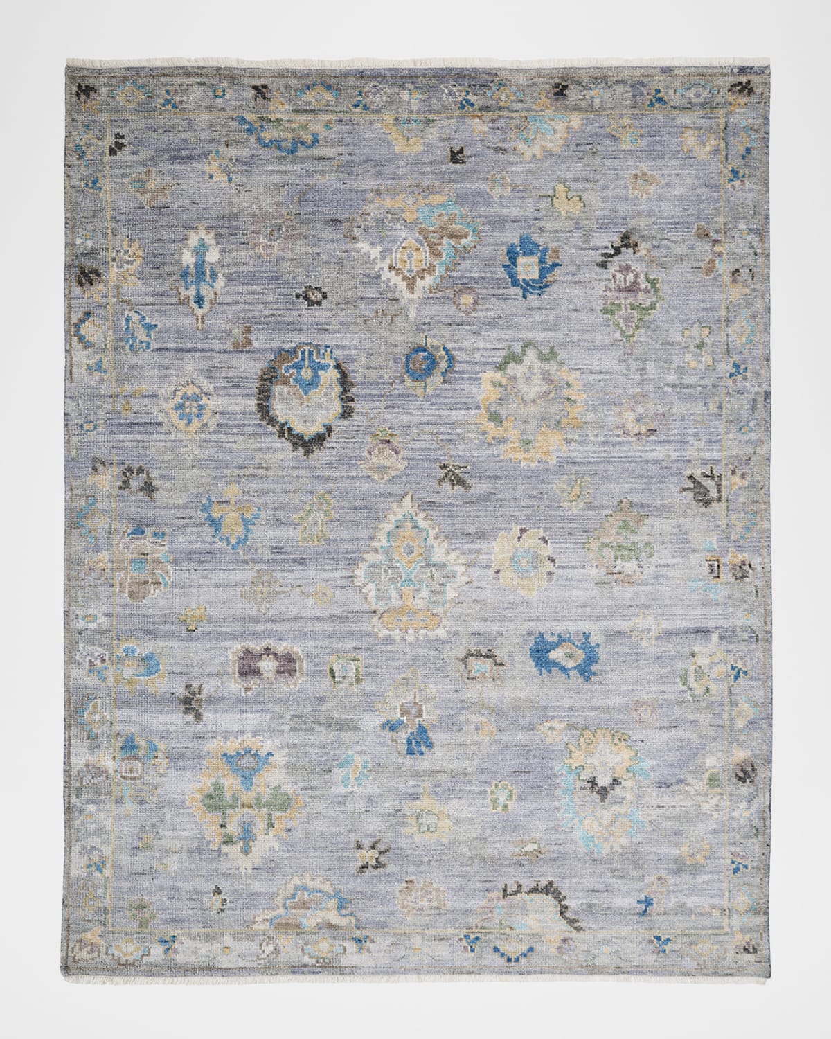 Kalaty Rug Corporation Florence Hand-knotted Rug, 6' X 9' In Gray