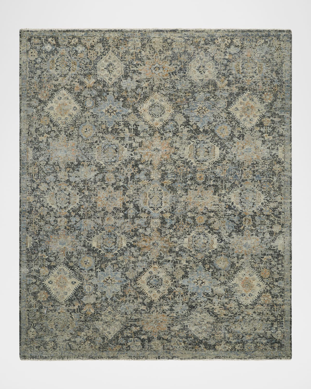 Kalaty Rug Corporation Micah Hand-knotted Rug, 10' X 14' In Gray