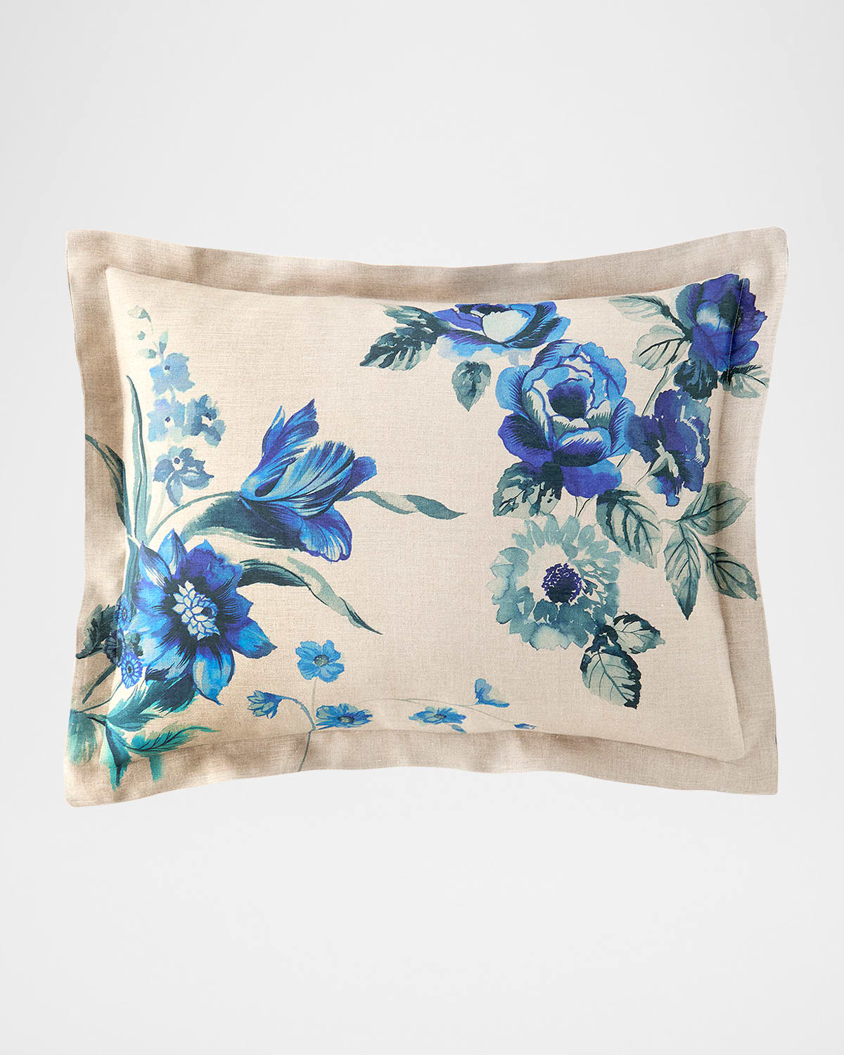 Designers Guild Hirigana Indigo King Sham In Indigo