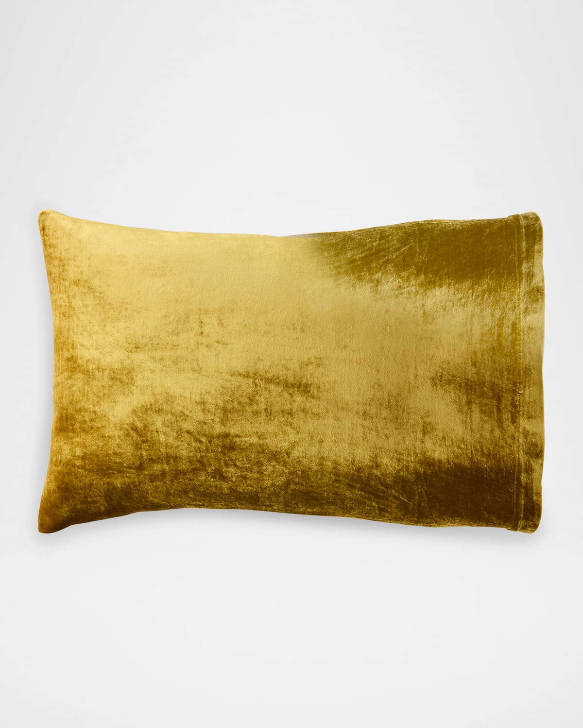 Tl At Home Vintage Velvet Open Standard Sham In Kiwi Black