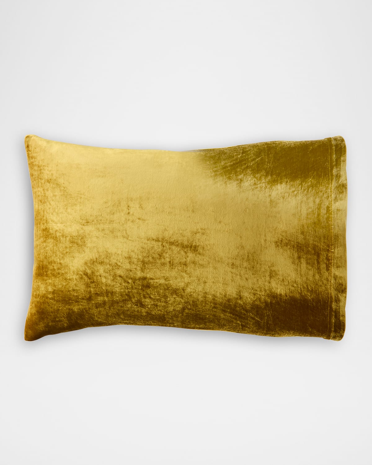 Tl At Home Vintage Velvet Open King Sham In Kiwi Black