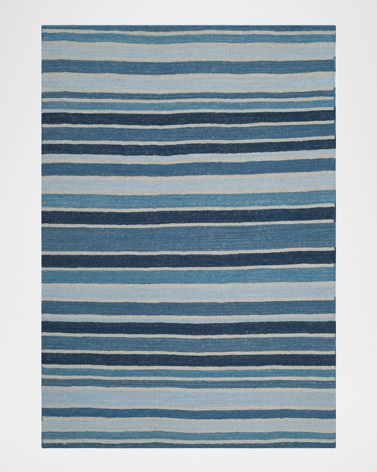 Polo Ralph Lauren Barragan Stripe Hand Woven Rug In Horizon