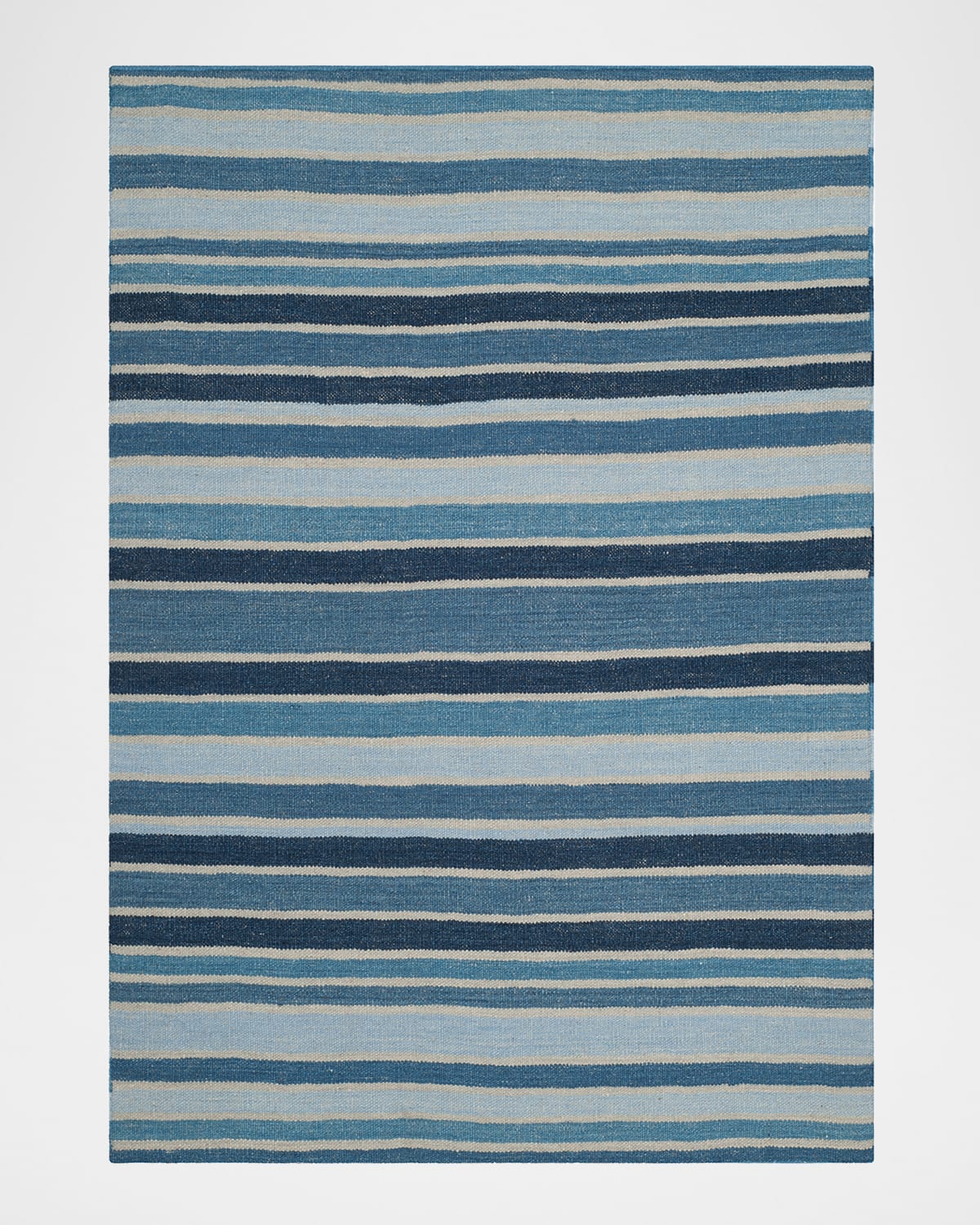 Polo Ralph Lauren Barragan Stripe Hand Woven Rug In Horizon