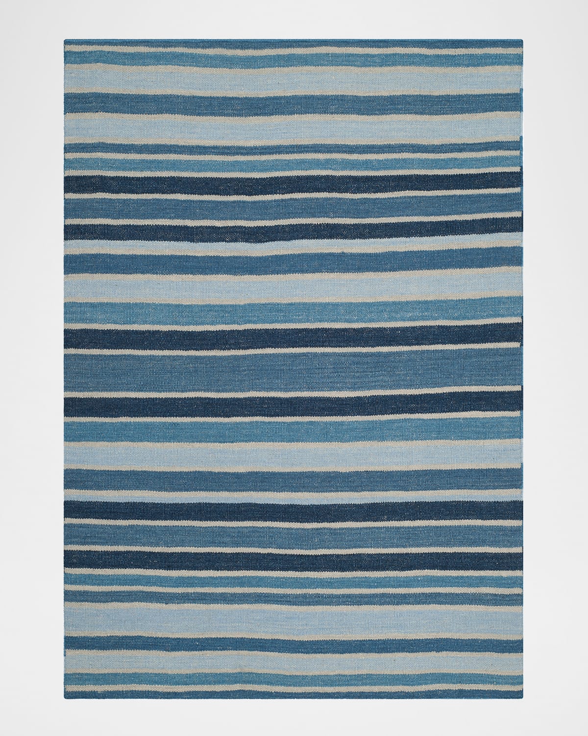 Polo Ralph Lauren Barragan Stripe Hand Woven Rug In Horizon