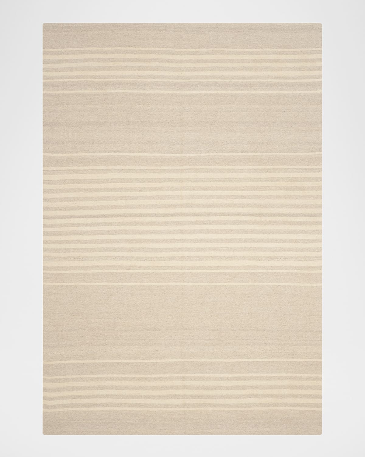 Polo Ralph Lauren Bluff Point Stripe Hand Woven Rug In Dune