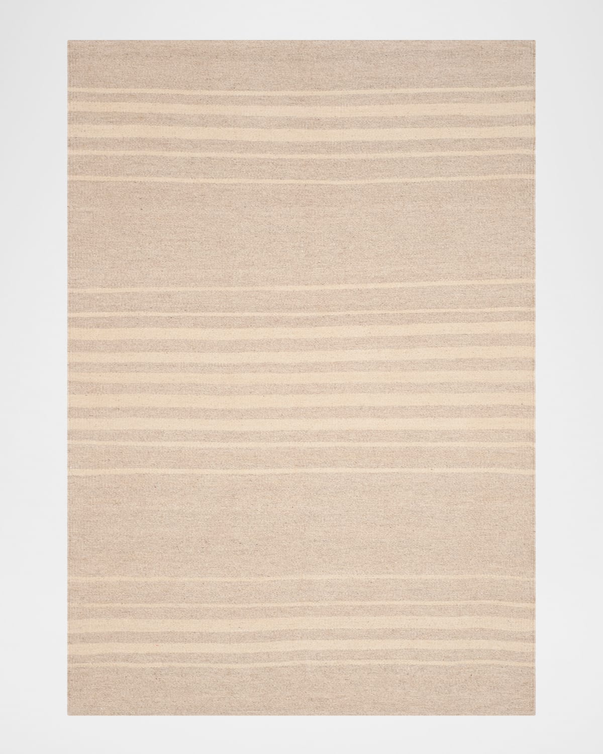 Polo Ralph Lauren Bluff Point Stripe Hand Woven Rug In Dune