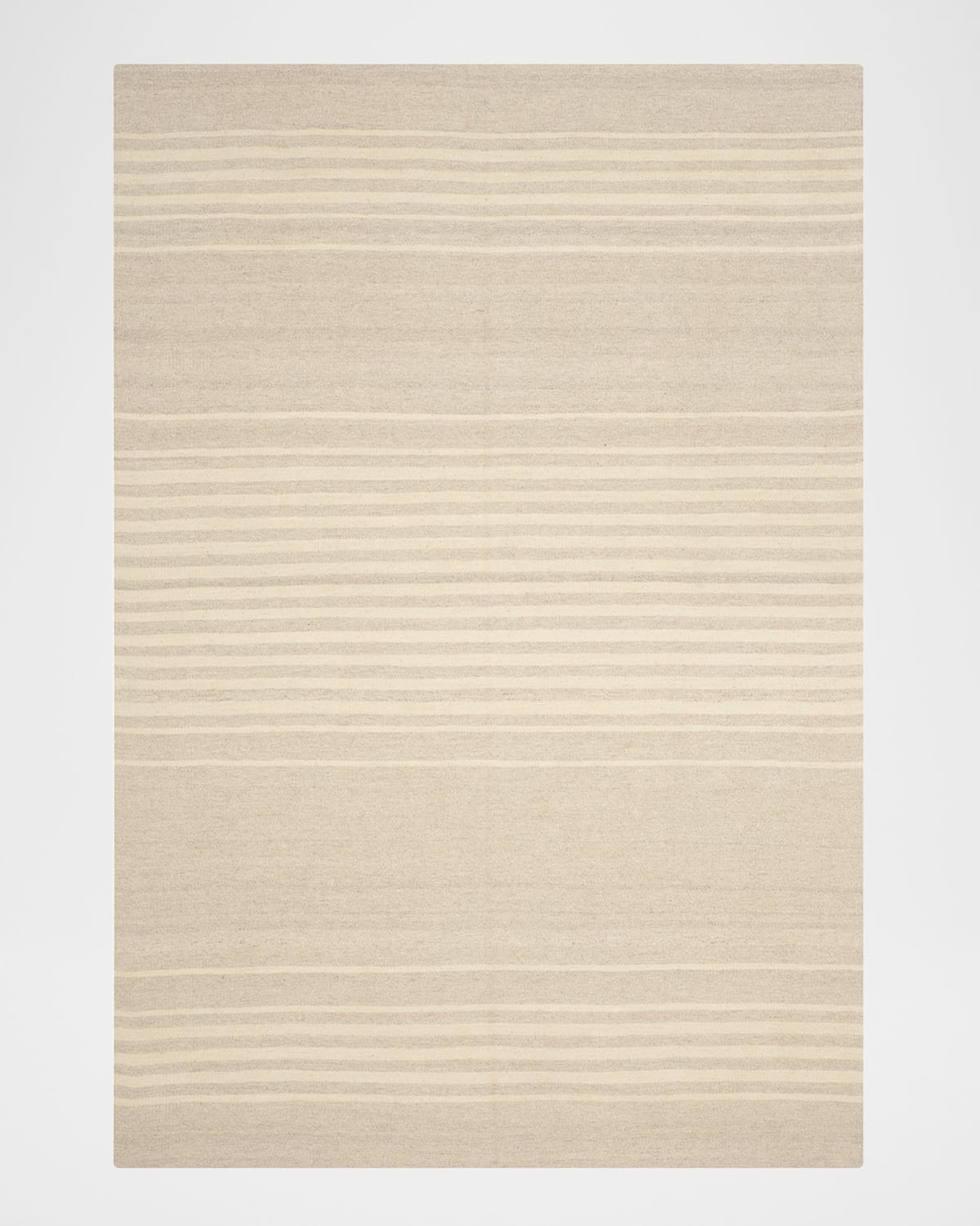 Polo Ralph Lauren Bluff Point Stripe Hand Woven Rug In Dune
