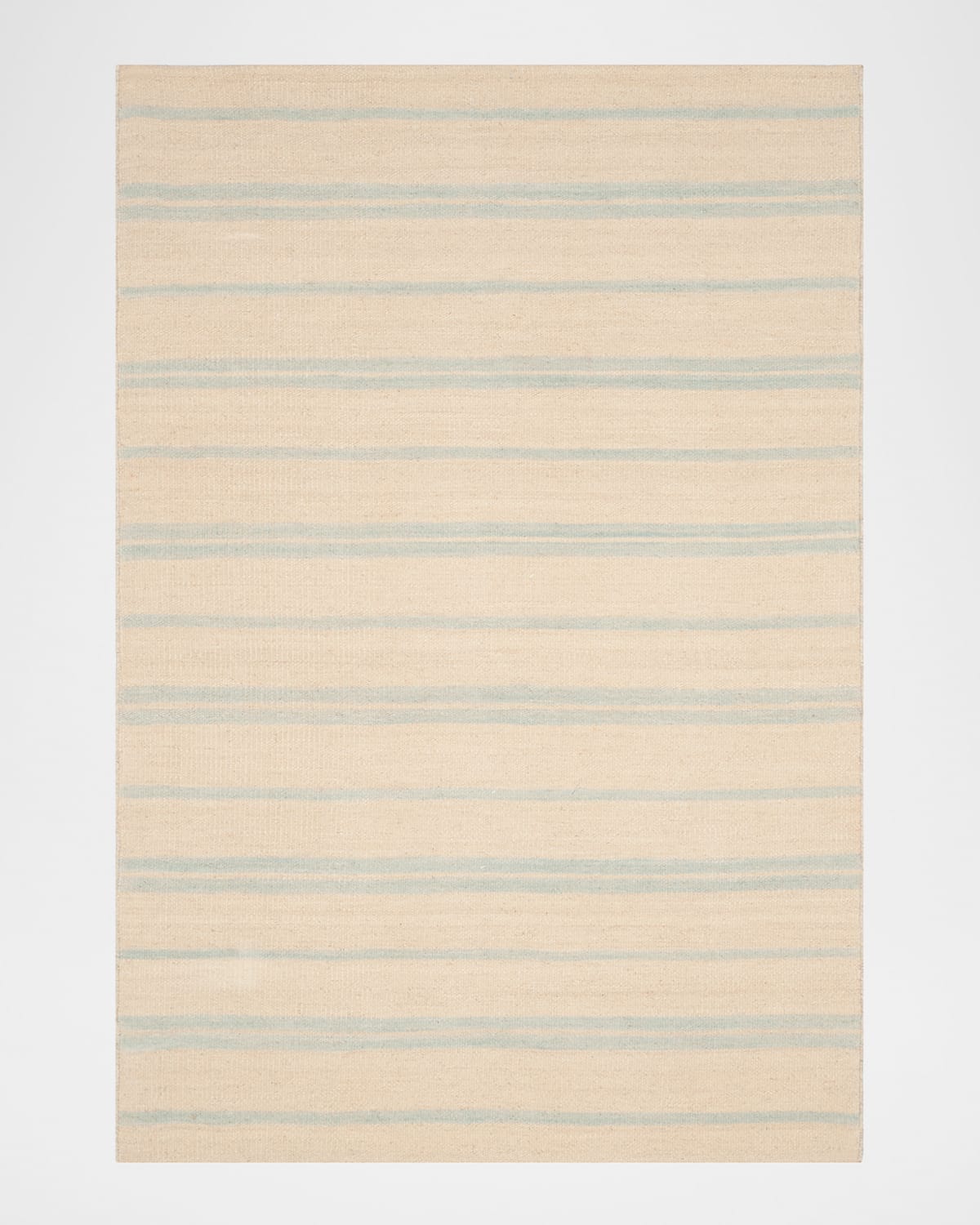 Polo Ralph Lauren Brett Stripe Flat-weave Rug In Sky