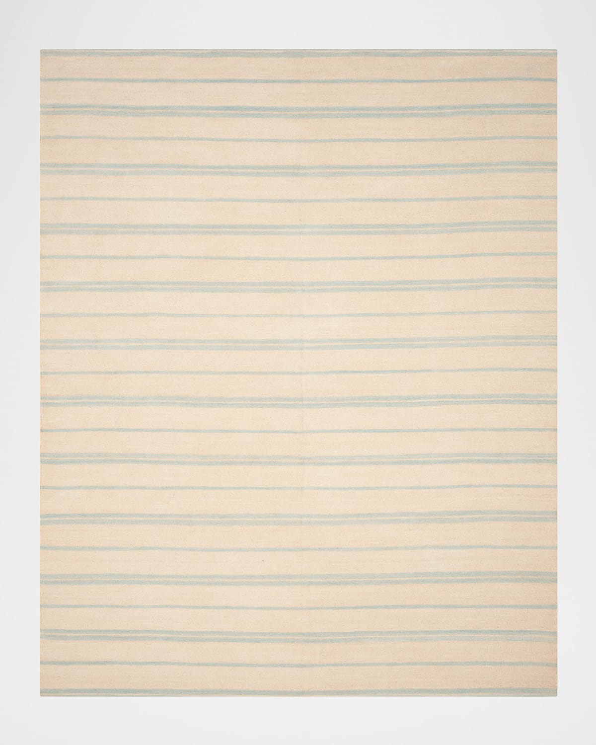 Polo Ralph Lauren Brett Stripe Flat-weave Rug In Sky