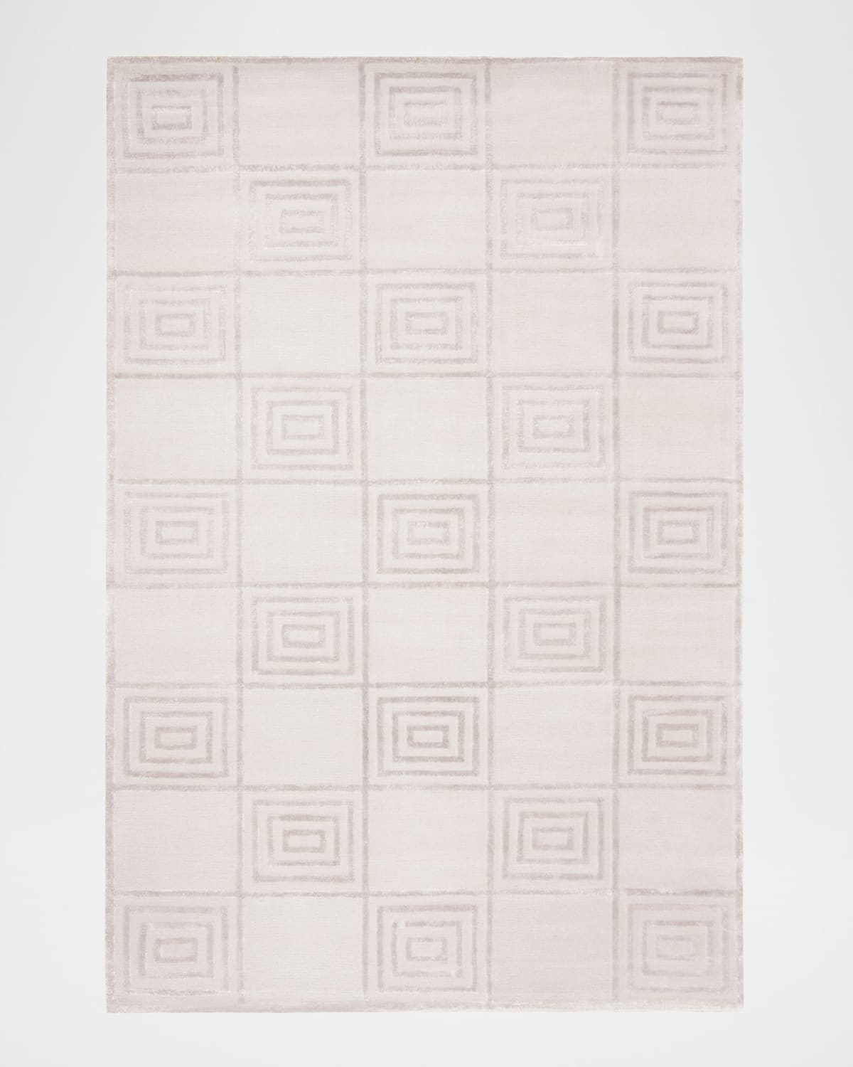 Polo Ralph Lauren Alistair Tiles Hand Knotted Rug In Sterling