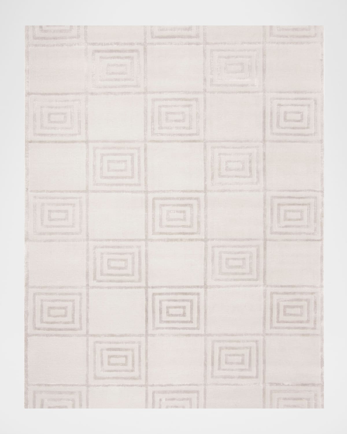 Polo Ralph Lauren Alistair Tiles Hand Knotted Rug In Sterling