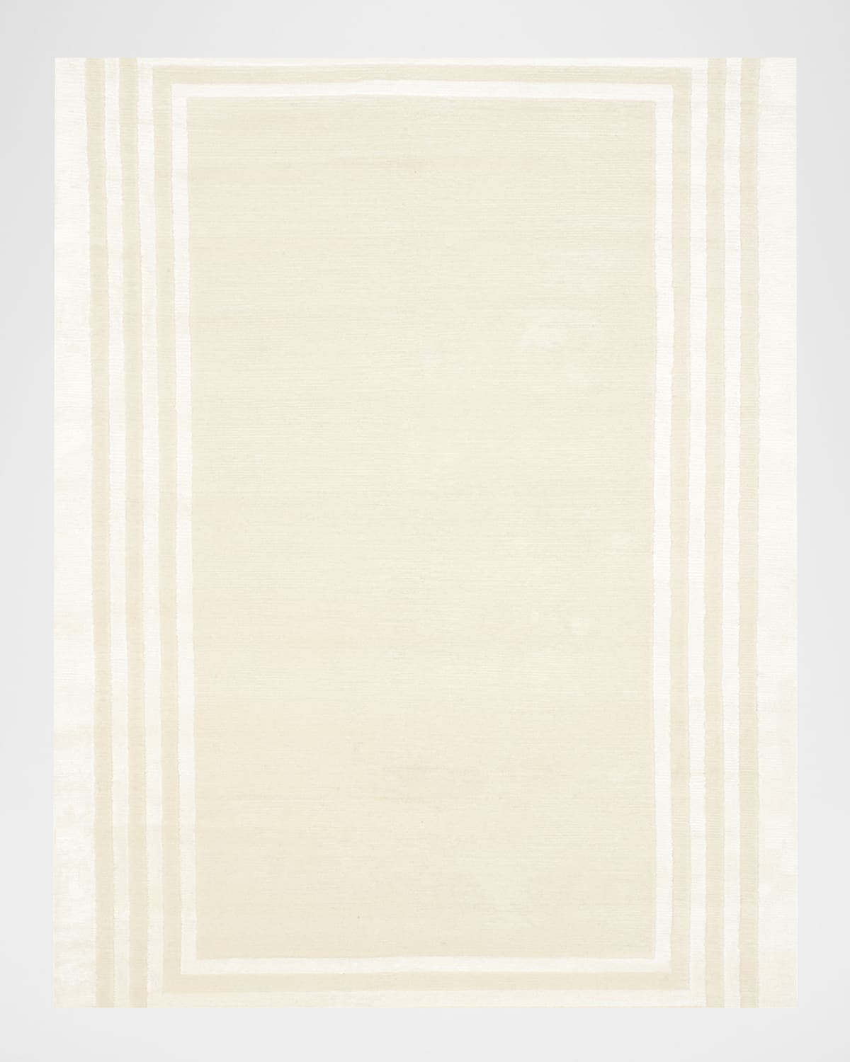 Polo Ralph Lauren Ellington Border Hand Knotted Rug In Champagne