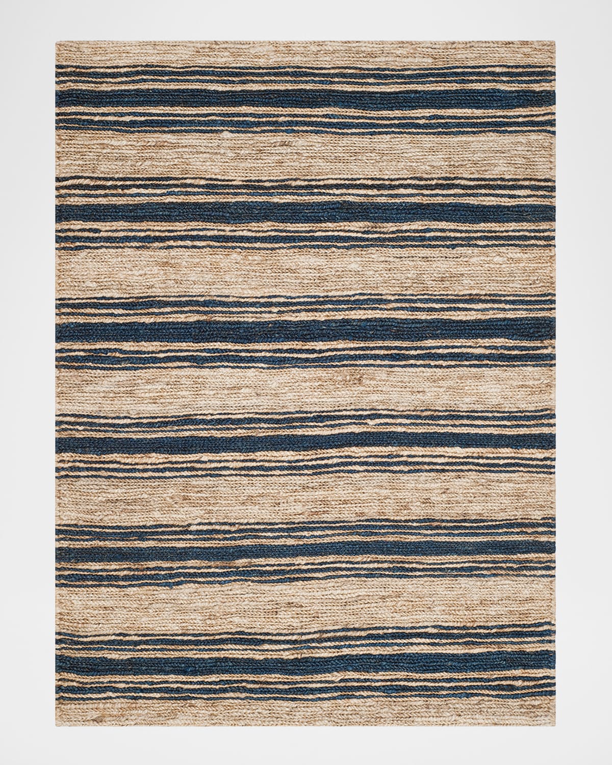 Polo Ralph Lauren Cliff Stripe Hand Knotted Rug In Harbor