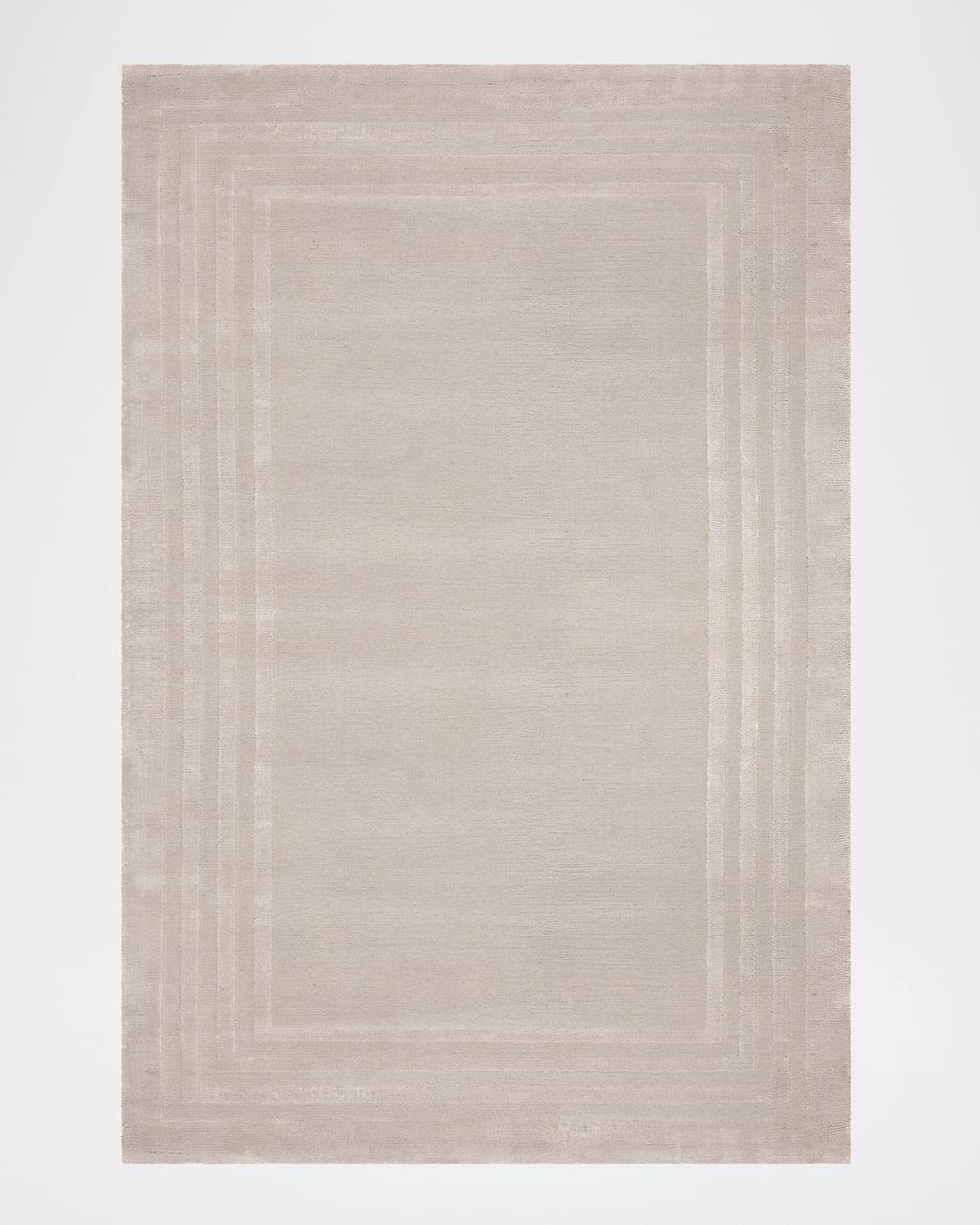 Polo Ralph Lauren Ellington Border Hand Knotted Rug In Sterling