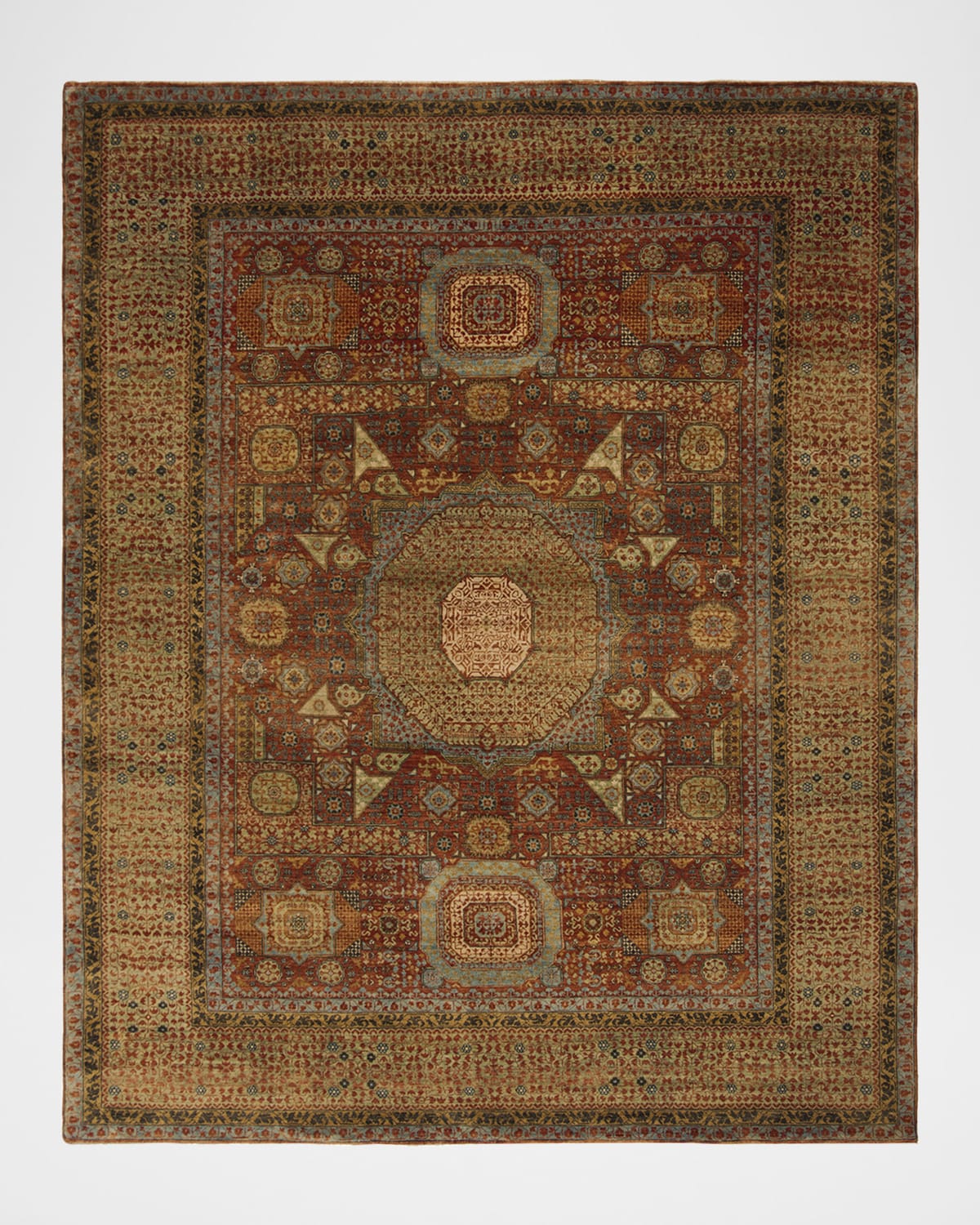 Polo Ralph Lauren Lourens Hand Knotted Rug In Madder Red
