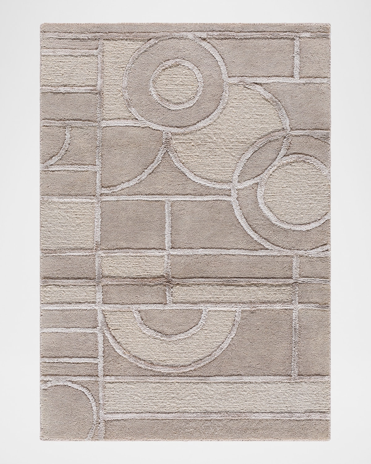 Surya Rugs X Frank Lloyd Wright Foundation Transcendence Hand-knotted Rug, 6' X 9' In Brown