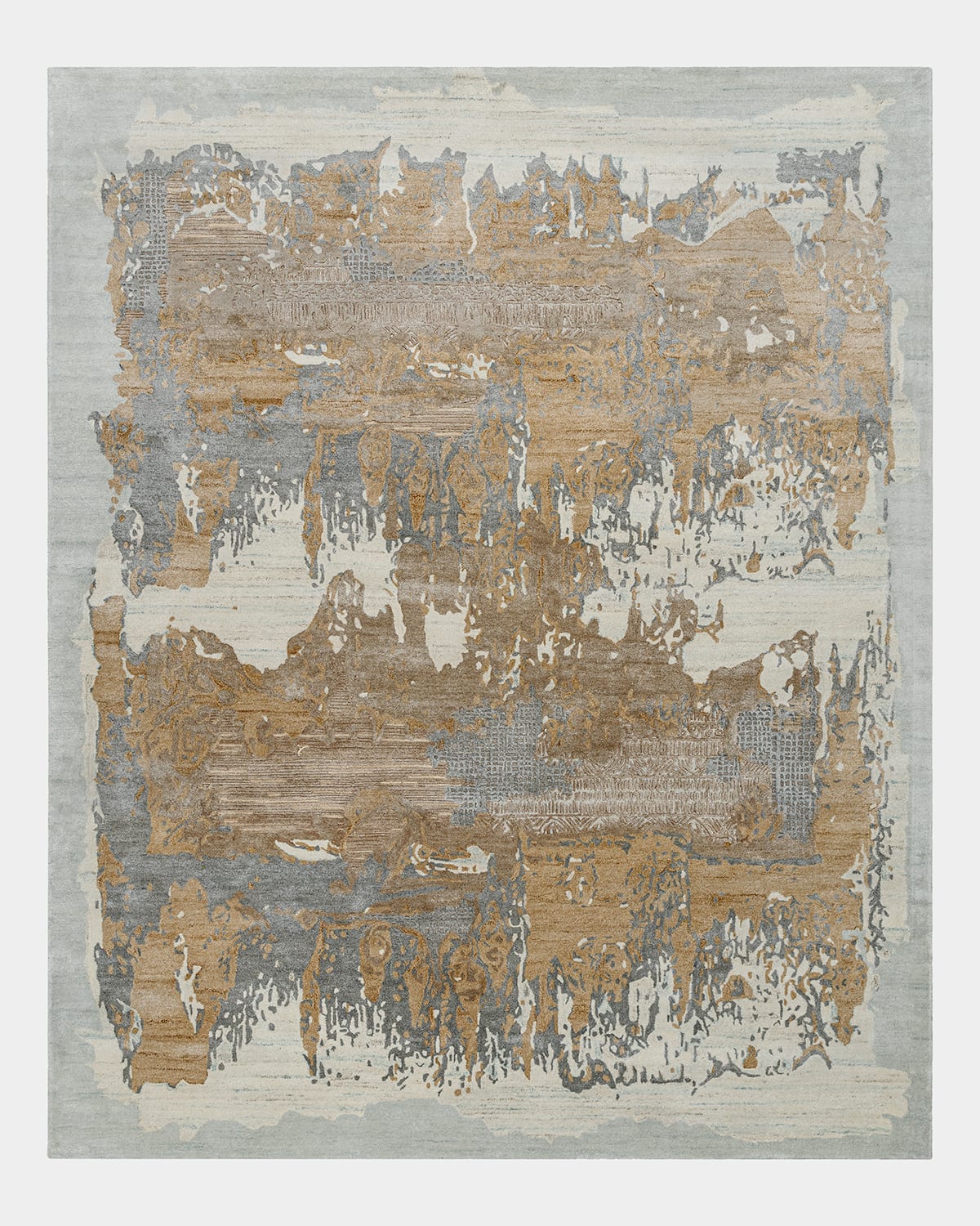 Surya Rugs Opulence Hand-knotted Runner, 3' X 10' In Rust