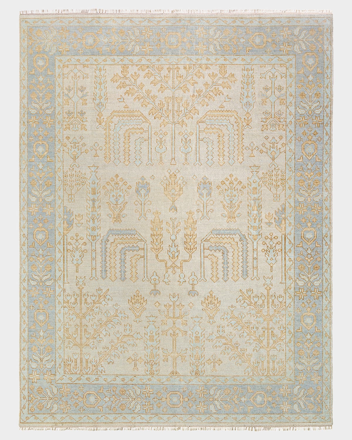 Surya Rugs Ushak Hand-knotted Rug, 6' X 9' In Multi