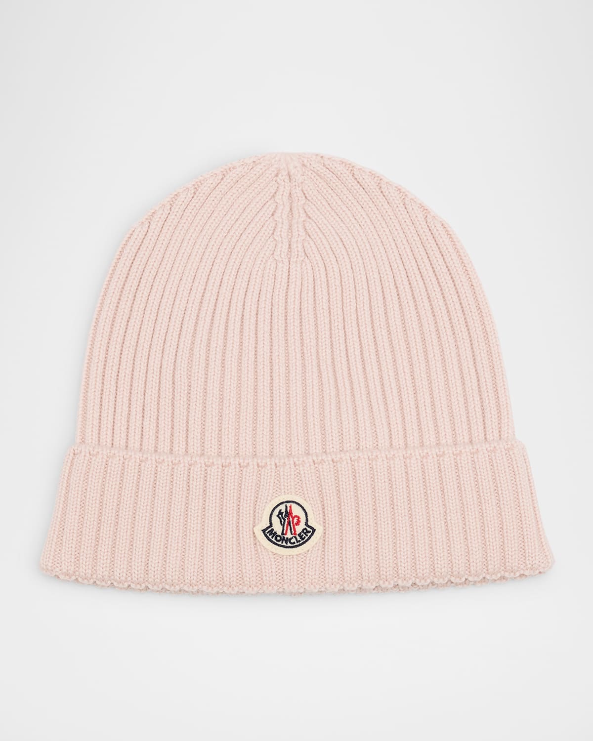 Moncler Girl's Virgin Wool Beanie In Pink