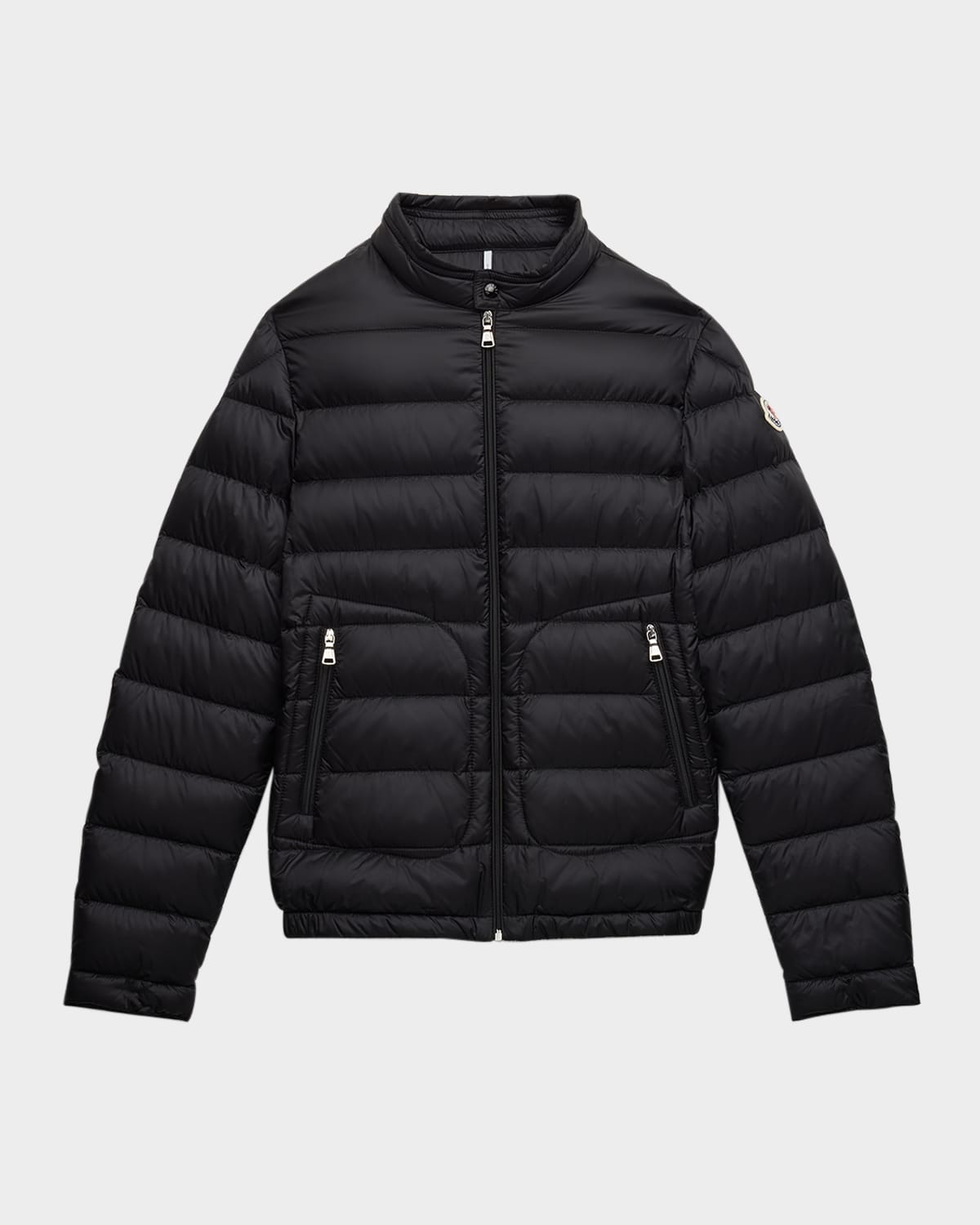 Moncler Boy's Acorus Puffer Down Jacket In Black