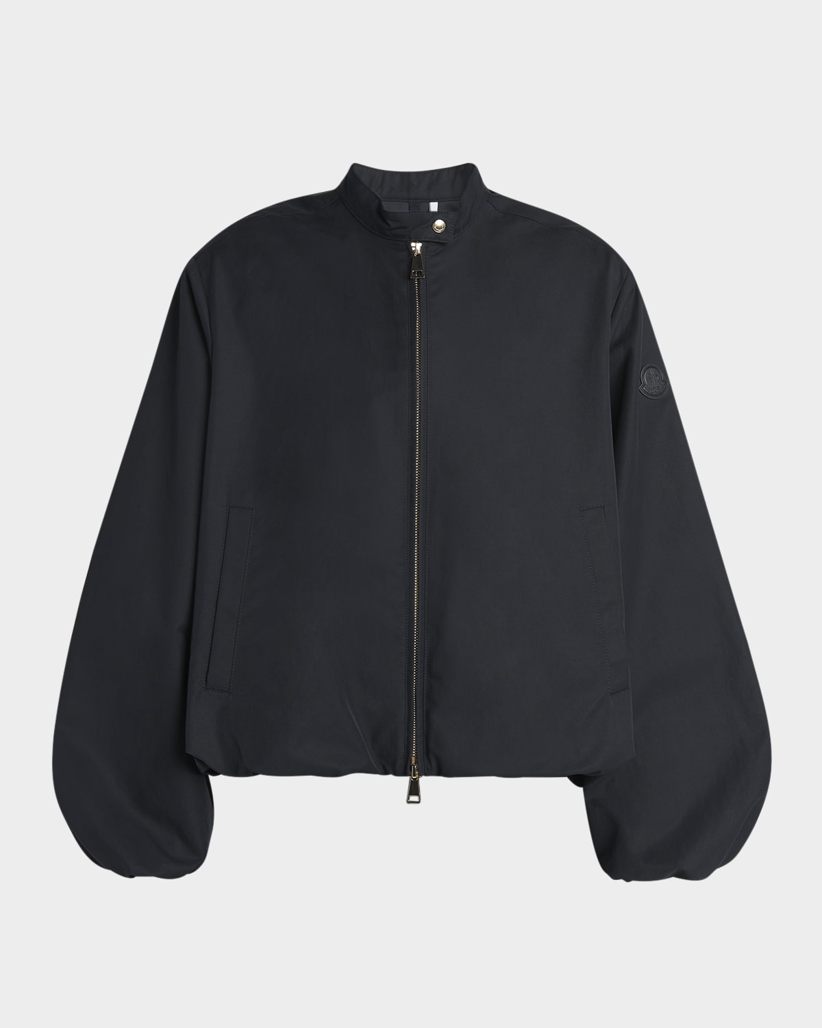 Shop Moncler Gruissan Bomber Jacket In Black